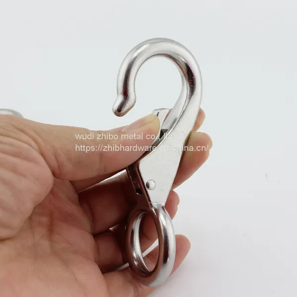 Marine Hardware 304/316 Stainless Steel Fixed Eye Snap Hook photo-3