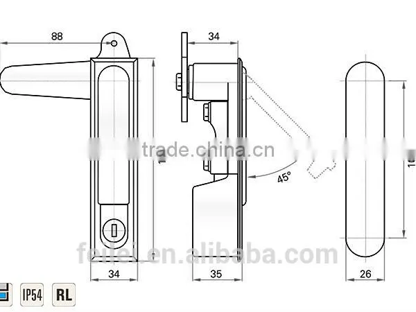 China Supplier Anti-burglary Plane Lock photo-6