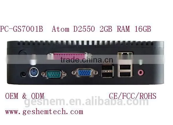 High Speed Fanless PC With SSD and 12V DC Adapter photo-2