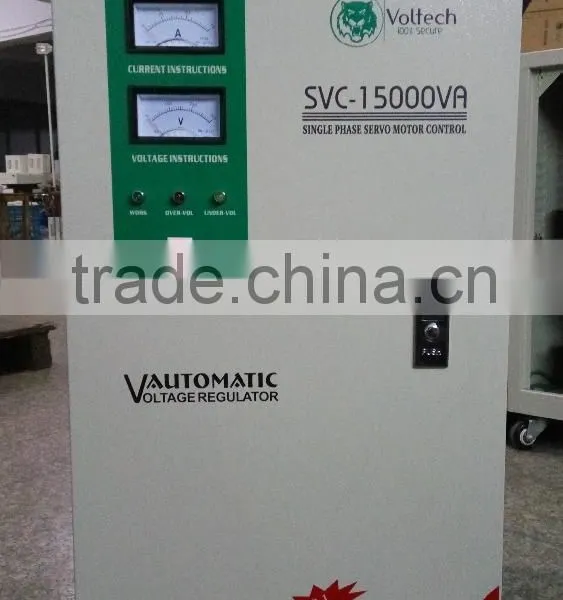 220V AC Output Single Phase Approve Portable 15000W Automatic Voltage Regulator photo-3