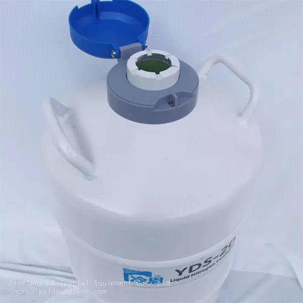 CE Certified 20L Cryogenic Tank | Medical Research Liquid Nitrogen Storage System photo-2