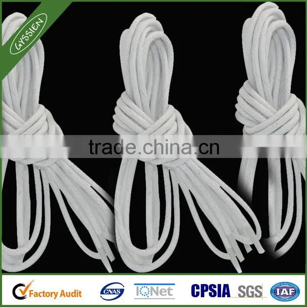 Round White Color Shoe Lace Manufacturer