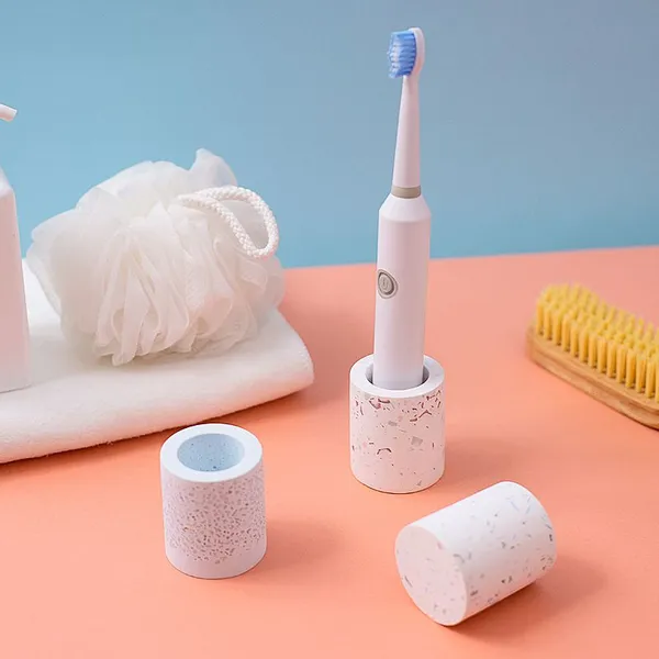 Absorbent Cup Shape Diatomite Stone Toothbrush Holder Supplier photo-4