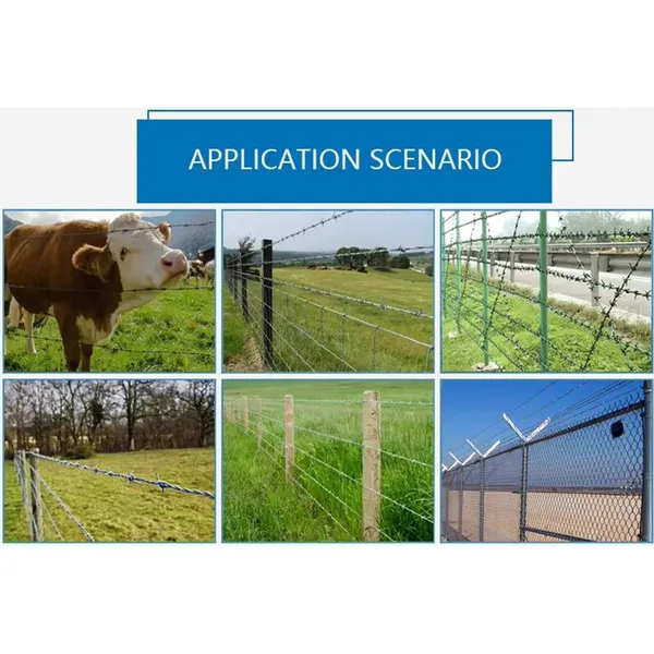 High Tensile Razor Barbed Wire Fence 500 Meters Sharp Edge Barbed Steel Blade Wire Mesh 12.5 Galvanized Barb Wire Price Per Roll photo-4
