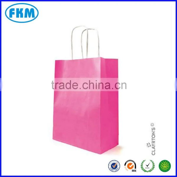 10, 50 Small, Medium, Large Kraft Twist Handle Paper Carrier Bags All Colours Quality Choice photo-6