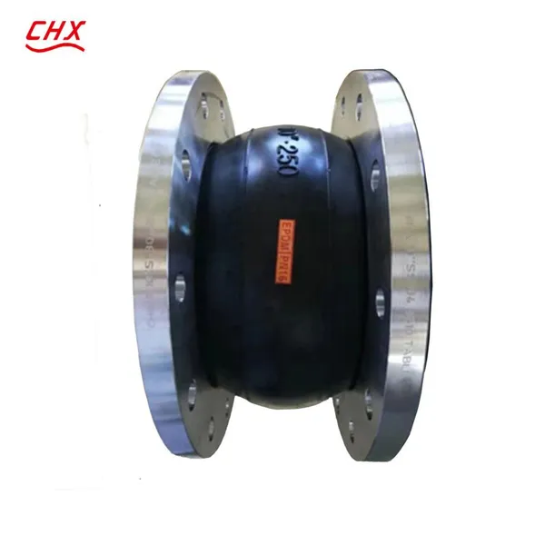 High Quality 8 Inch EPDM Galvanized Neoprene Flexible Rubber Expansion Joint With PN16 Flange photo-3