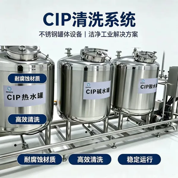 Автоматическая система очистки CIP для оборудования по очистке трубопроводов/сосудов для пищевых продуктов и напитков
