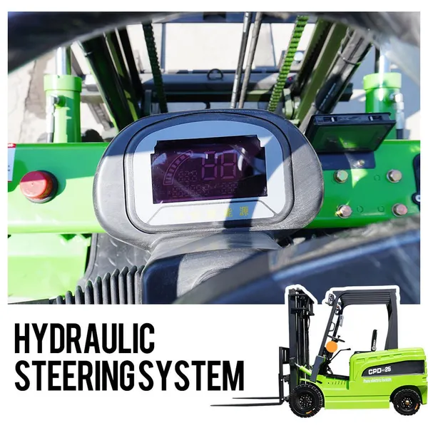 Electric Forklift 1 Ton 1.5 Ton 3 Ton Warehouse Handling Lift Battery Forklift 4 Wheel Montacargas for Sale photo-4