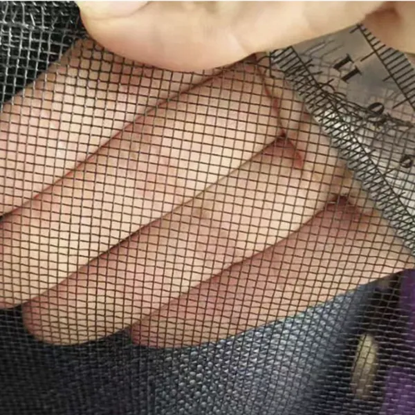 Black Epoxy Coated Wire Mesh, 12 Mesh, 0.7mm Wire, 2.0mm Opening, UV Resistant Coating photo-3