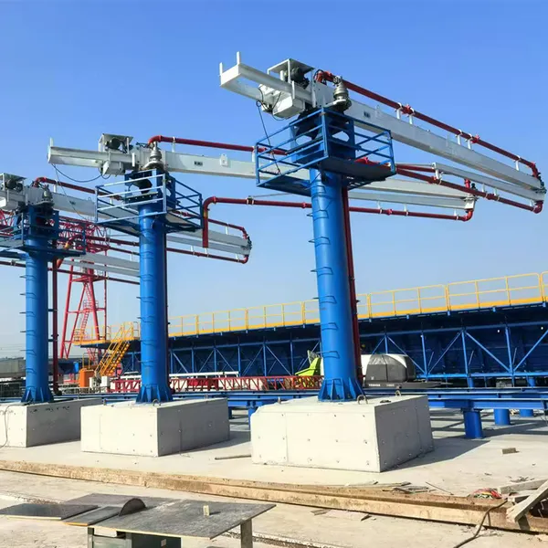Heavy‑Duty Concrete Placing Boom With Strong Wind Resistance For Outdoor Bridge Construction Site