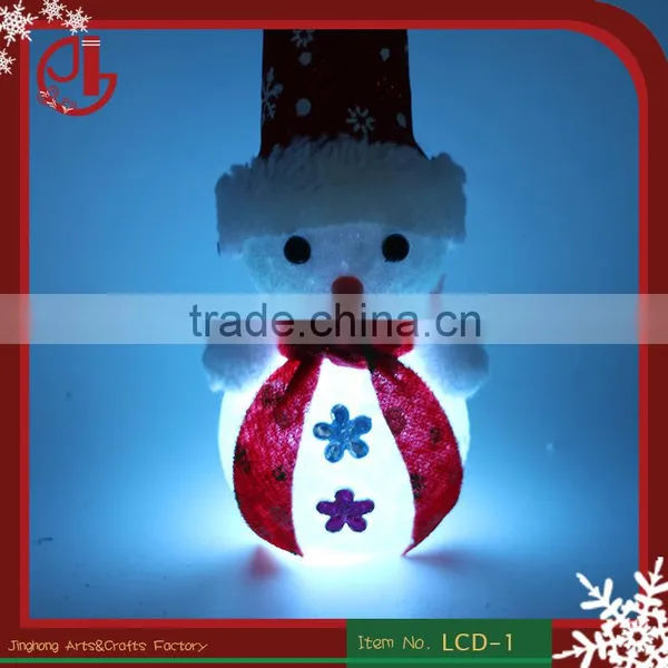  China Wholesale Christmas Light_Cute Hanging Snowman Christmas Night Light