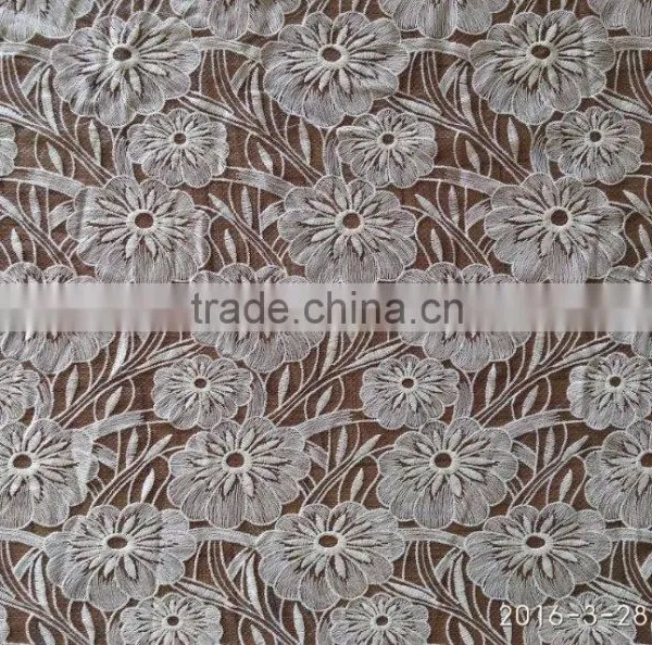 2016 Fashion Lace Accessory Hot 100 Cotton Fabric Net Lace Fabrics for Wedding photo-4