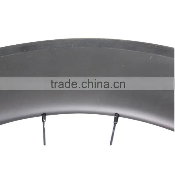2016 OEM Chinese Cheap 86mm Clincher Newest U Shape 27mm Wide 700c Carbon Road Bike Wheels Quality Choice photo-3