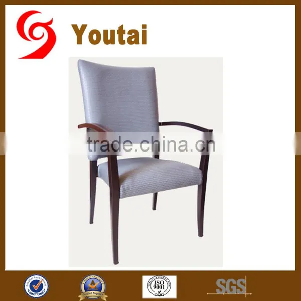 Water Proof Commercial Armrest 5 Star Hotel Dining Chair photo-4