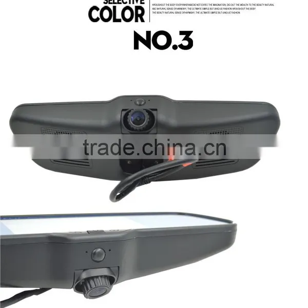 Bleutooth Car Mirror With GPS Reversing Camera Recorder photo-3