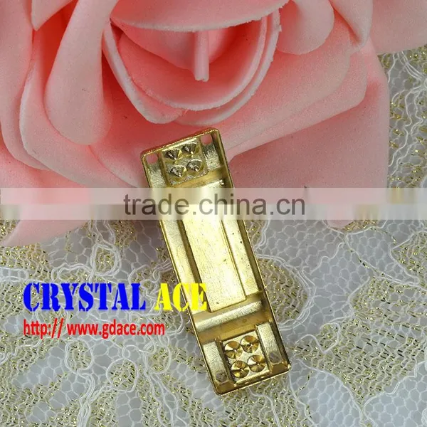 2015 Fashion Adjustable Buckle, Belt Buckle Manufacturers, Crystal Rhinestone Ribbon Buckle for Bikini Decoration photo-4