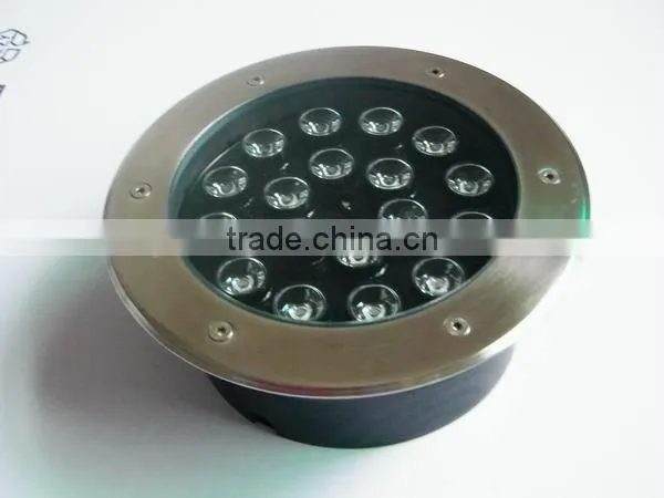 Outdoor Lighting Rgb 18w Round Inground Light Stainless Steel Material photo-4