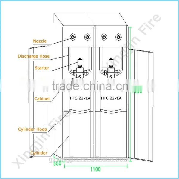 HFC-227ea / FM200 Clean Agent Fire Suppression System Supplier photo-4
