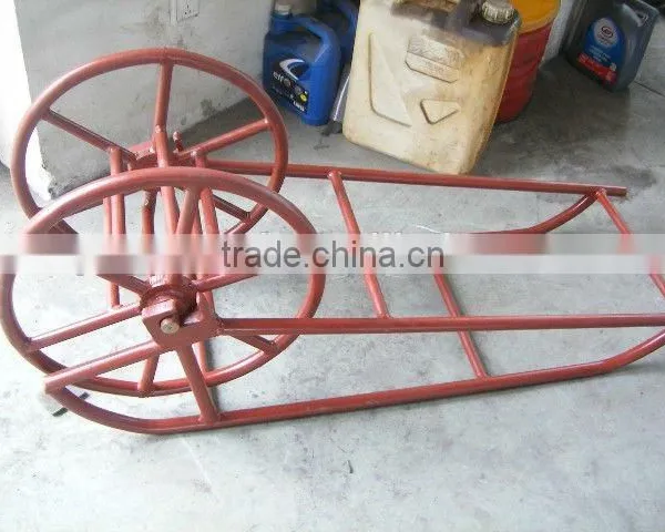steel rope reel or cradle reel stand