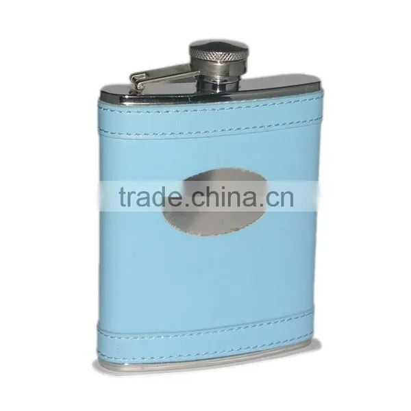 Wine Goblet Stainless Steel Leather Hip Flask Gifts Wedding photo-5