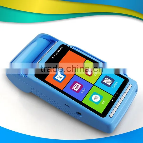 Good Design 4 Inch Screen Size Android Pos Terminal With Embedded Barcode Scanner Module,card Reader,thermal Printer------Gc068