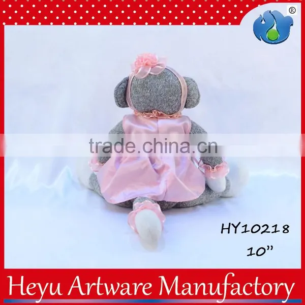 Wholesale Plush Monkey Names Pink Skirt Monkey Indoor Christmas Decoration photo-4