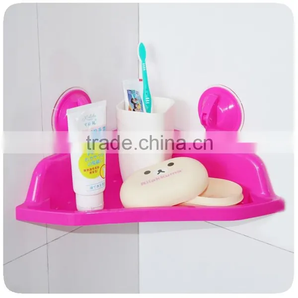 J453 Strong Suction Cup Triangle Bathroom Rack photo-6