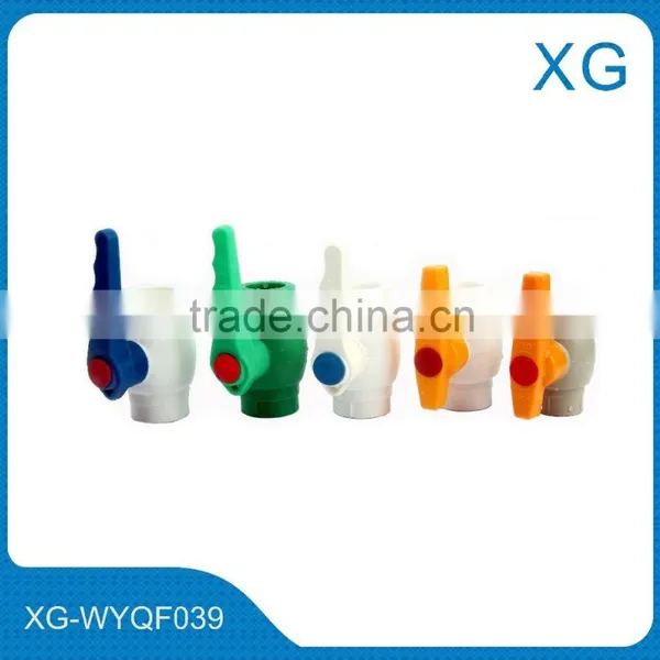 PVC White Ball Valve /Hexagon Threaded Black Pvc Ball Valves/PVC Pipe Fittings photo-4