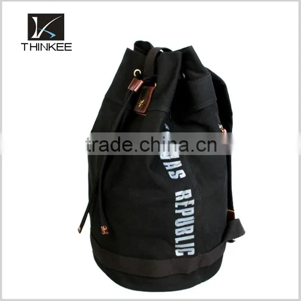 OEM Drawstring Backpack Fashion Backpack Bag 2016 New Products Canvas Drawstring Backpack photo-6