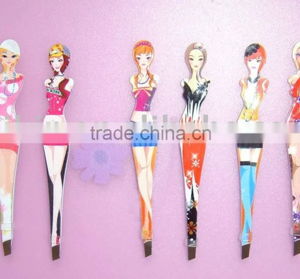 Nice Tweezers With Girl Printing