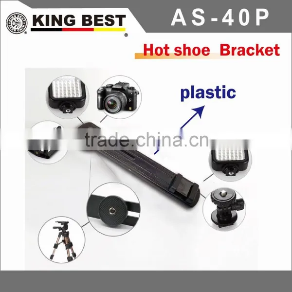 KINGBEST AS-40P Plastic Hot Selling Flash Bracket for DSLR Camera Flash Bracket VIDEO LIGHT BRACKET photo-4