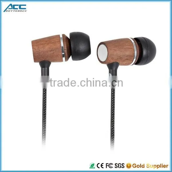 Super Bass Bamboo Wood Earphones photo-4
