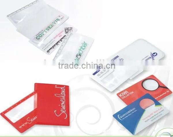 Plastic Business Cards Promotional Magnifying Credit Card Magnifier photo-4
