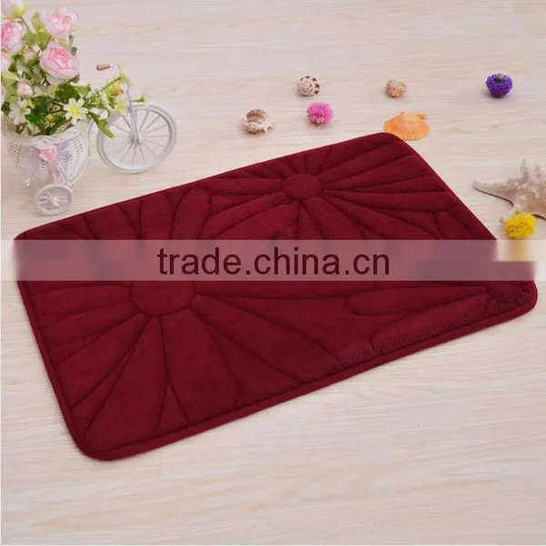 50x80cm Machine Washable Embossed Bath Mat photo-2
