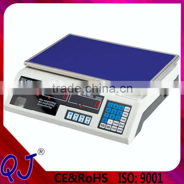 ACS 30kg Electronic Price Computing Weighing Scale Digital Platform Scale