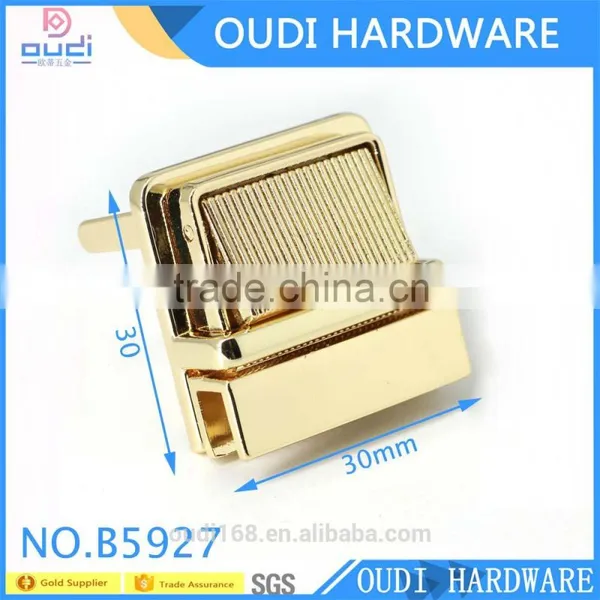 Die Casting Duffel Bag Lock for Leather Bag Turn Lock With High Quality photo-2