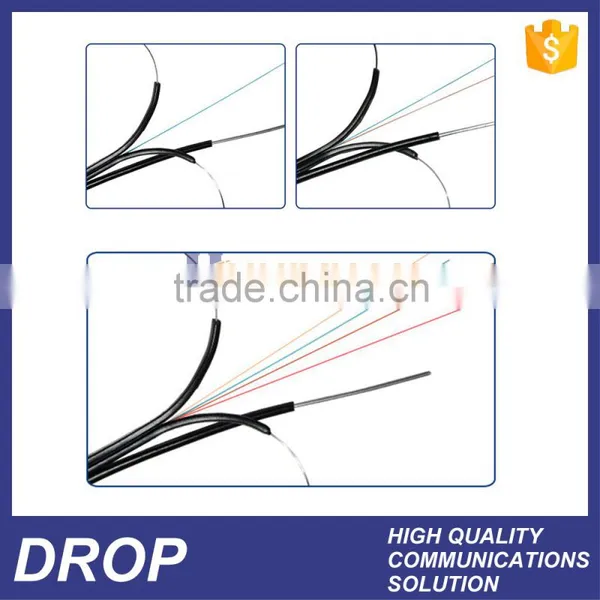 HUIYUAN 1 G652D Ftth Outdoor Drop Cable