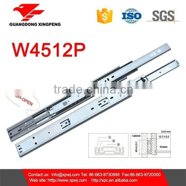 Kitchen Cabinet Drawer Slide With 3-fold Ball Bearing