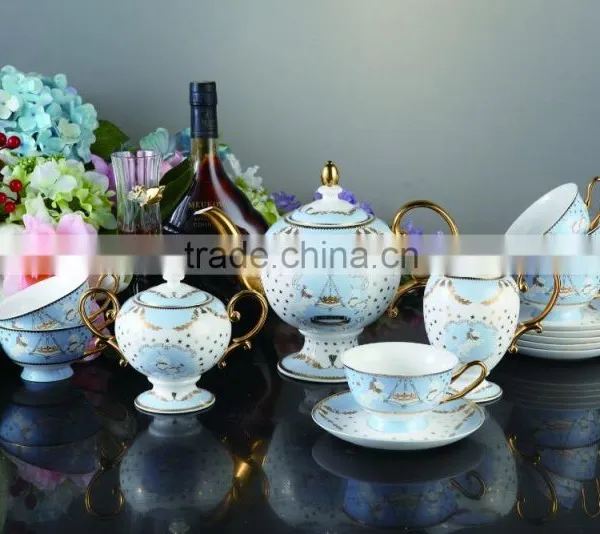 Fine Bone China Tea Set 4cups and Saucer photo-2