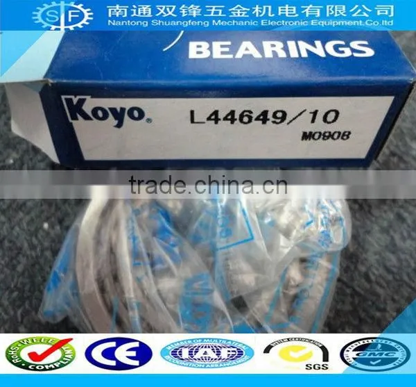Pipe Roller Bearings KOYO L44642/L44610 Tapered Roller Bearing