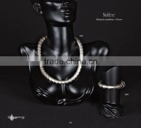 Ring Earring Bracelet Necklace Hellenic Jewelery Set Made in Turkey photo-2