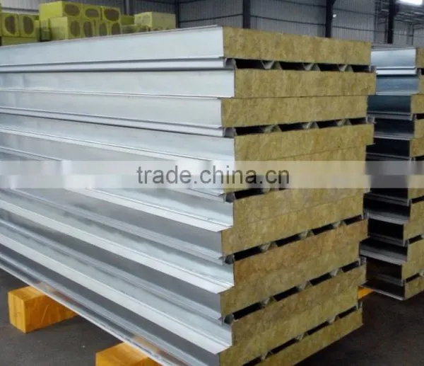 Rock Wool Sandwich Panel Insulated Metal Faced for Roof Board photo-5