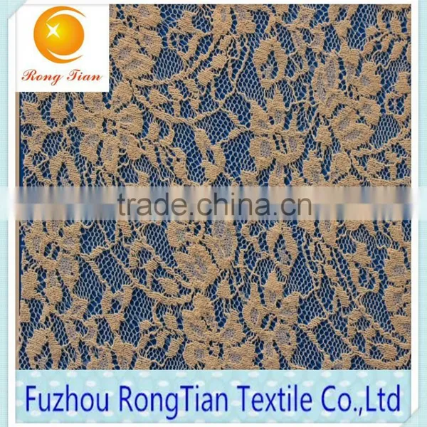 French Fashion Elastic Lace Fabric for Knitted Underwear Material