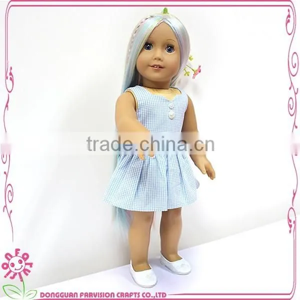 18" Fashion American Girl Doll Plastic Model Vinyl Baby Doll photo-4