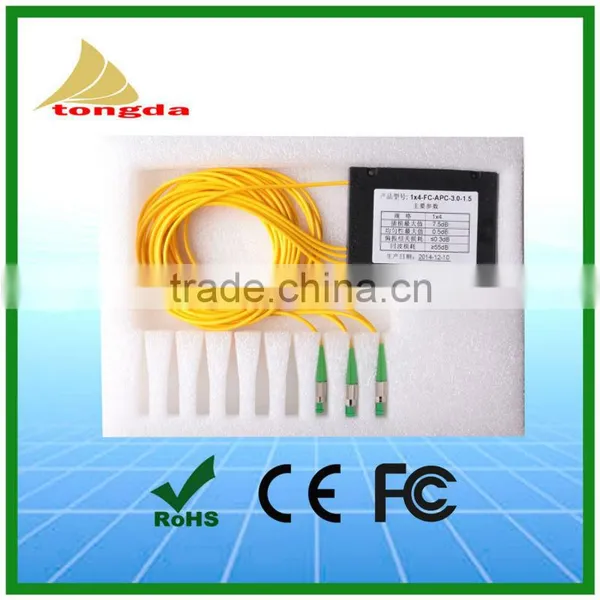 SC APC UPC Connector FTTH 1x2 PLC Fiber Optic Splitter photo-5