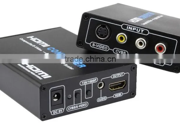 HDMI Converter Composite/s-video to 1080P Scaler