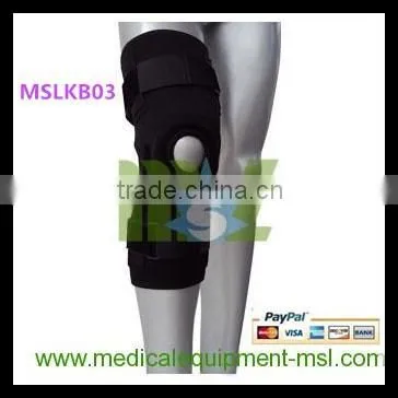 Metal hinged orthopedic knee pads - MSLKB03W Orthopedic hinged pads