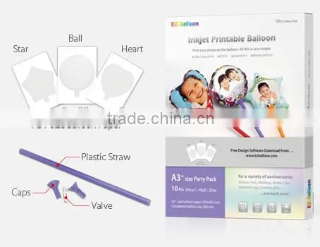 Inkjet Printing Balloon (free Software Support, Made by Hand, for Inkjet Printers) photo-2