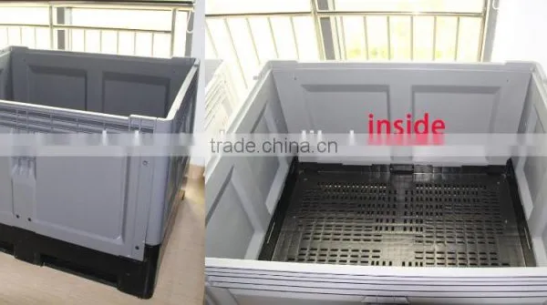 Fruits Vegetables HDPE Plastic Foldable Crate Pallet photo-3