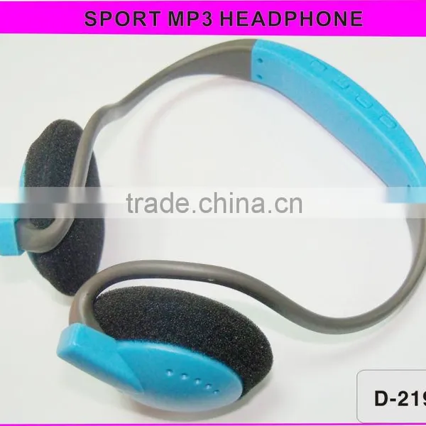 Newest Hot Sale Headset TF Mp3 Mini Headset Mp3 Earphone and Headphpone With fm